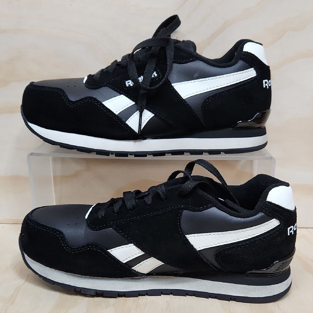 Reebok Harman Work Women 8 Black White Athletic Safety Shoe Comp Toe Sneaker - Picture 2 of 11